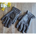 Vintage Genuine Deerskin Leather Gloves Mens Medium Soft Durable USA Made Black