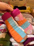Vibrant Pink Quilted Mittens