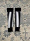 MTO B/w Circus Strip arm warmers , or build your own combo, fire safe