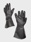 Darth Vader Gloves Star Wars Cosplay Costume Accessory | Black Faux Leather Gauntlets for Jedi Sith Halloween & Chritmas Gift