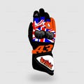 Jack Miller inspired Motorbike Leather Racing Gloves