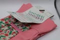 Vintage Hand Shield Pink Garden Gloves Rubberized Tagged