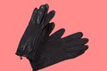 Rare find! Petite vintage black leather gloves in extra small — timeless elegance for the perfect fit.
