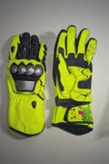 Motorcycle Leather Racing Gloves - Valentino Rossi VR46 MotoGP Leather Gloves Pikachu Edition