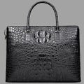 Handcrafted Genuine Crocodile Briefcase – Premium Men’s Office & Business Bag
