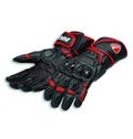 Ducati Speed Evo C1 Men’s Leather Racing Gloves | CE Armoured Cowhide Motorcycle Gear | MotoGP Protective Biker Gloves