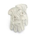 Personalized Leather Gardening Gloves: Engraved Cowhide Work Gloves