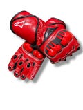 Alpinestars GP Pro Racing Motorcycle Gloves Premium Red Leather Motorbike Gloves For Protection