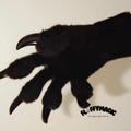 Werewolf Bracelet and Claw Gloves Set with Nordic Rune Paw Symbol Wristband and Furry Costume Gloves for Cosplay or Halloween