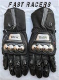 BMW Motorbike MOTOGP Racing Leather Gloves - Made In Genuine Cowhide Leather - With Free Shipping