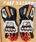 Honda Repsol Motorbike MOTOGP Racing Leather Gloves - Made In Genuine Cowhide Leather - With Free Shipping