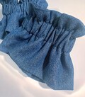 lightweight denim cotton ruffle cuffs