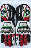 MV Agusta Motorbike MOTOGP Racing Leather Gloves - Made In Genuine Cowhide Leather - With Free Shipping