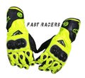 Alpinestars Motorbike MOTOGP Racing Leather Gloves - Made In Genuine Cowhide Leather - With Free Shipping