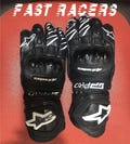 Alpinestars Motorbike MOTOGP Racing Leather Gloves - Made In Genuine Cowhide Leather - With Free Shipping