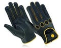Black & Yellow Driving Gloves