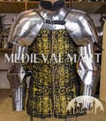 MEDIEVALMART Medieval Arthurian legend full Arms and shoulder Protection set of Tristan ~ Harden Steel full size knight Body Armor