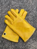 Retro Motorcycle Leather Gloves Vintage Old Classic Chopper Bobber Garage
