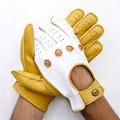 Solar Flare - Men's Classic Leather Driving Gloves handmade leather driving gloves retro driving gloves men soft leather gloves for men