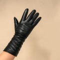 Beautiful Long Leather Opera Gloves – Soft Real Leather | Evening Formal Gloves, Elegant Leather Dress Gloves for Women