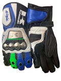 Kawasaki Ninja Custom Leather Gloves, Biker Racing Gloves, Genuine Cowhide Leather with Certified Protection, Gloves Custom Size Available