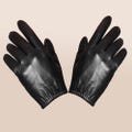 Men's Real Leather Combat Gloves – Tactical Military Short Style