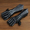 Medieval Nazgul Black Gauntlets Gloves Set | Ringwraith Gloves | Witch King Gloves For Cosplay And Halloween Party Wear | Best Gift For Him