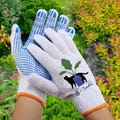 Personalized Gift, Custom Name Gardening Gloves, Acrylic Painted Cat Gloves, Birthday Gift for Gardener, Grandma Gift, Plants Lover Gift