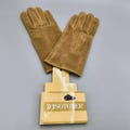 Vintage Brown Leather Suede Isotoner Everyday Gloves Size LG Color Pecan