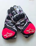 Multicolor Alpinestars Glove Knagaroo With Kevlar/Cowhide With Fleece Leather Motorcycle/Motorbike Race Gloves
