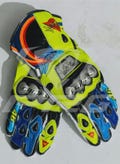 VR46 Motorcycle Motorbike Racing Leather Gloves Bike Race Pythons Gants