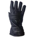 Sagacious Black Leather Gloves - Handcrafted Mens Motorcycle Gloves - Gothic Punk Cosplay Riding Gear