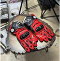 Alpinestars GP pro Motorbike Racing Leather Gloves Road Safety Gloves Red Biker Cowhide Leather Gloves One Vision One Goal Gift For Riders