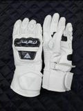 Dainese Motorcycle Racing Gloves – Leather Protective Riding Gear with Carbon Knuckle Armor