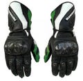Kawasaki Ninja Gloves For Motorcycle - MotoGP premium biker gear - Biker Gear - Leather gloves