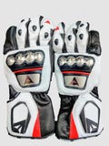 Dainese White Racing Motorcycle protection gloves - Racing Gear - Motorcycle Gear