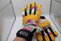 Floral Leather Garden Gloves Heavy Duty Customizable