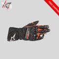 Alpinestars GP Plus Motorcycle Racing Gloves – Leather Protective Biker Gloves For Men & Women (Black/Red).