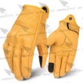 Leather Motorcycle Racing Gloves, Motorbike Gloves, Biker Gear