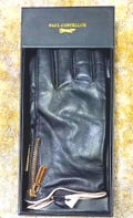 Ladies Black Leather Paul Costelloe Gloves - Medium