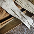 Antique Kid Leather Gloves: Downton Abbey Era, Unworn Opera & Day Gloves
