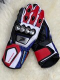 Honda Genuine Leather Motorcycle Racing Gloves: Knuckle Protection