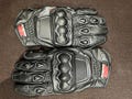 Suzuki Short Motorbike Racing Leather Gloves, Black Cow Leather Racing Gloves: Motorbike Protection, Hand made Gloves