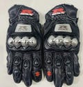 Suzuki GSXR MotoGP Leather Motorcycle Gloves: Cowhide Racing Gloves